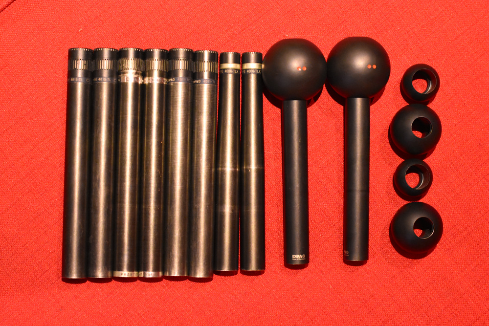 Collection of DPA / B&K microphones